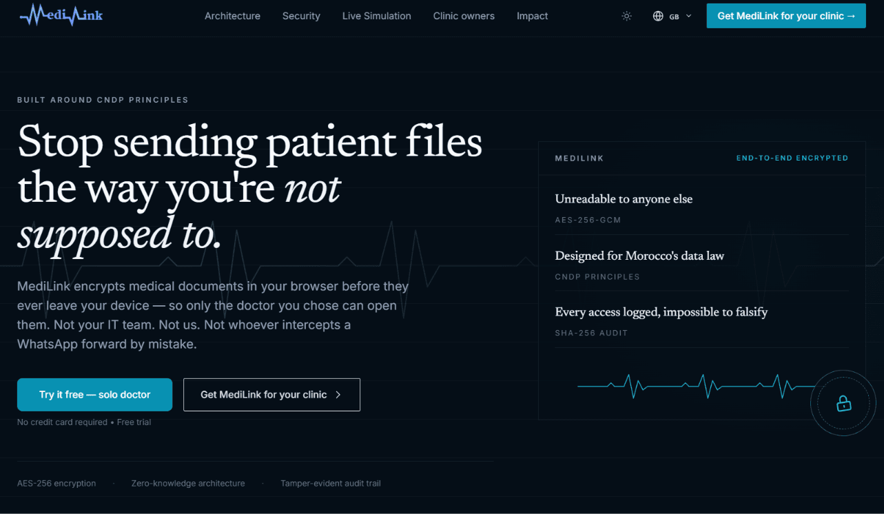 MediLink — Secure Healthcare Data Exchange